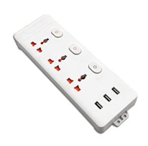 Ổ USB 3 CỬA DÂY CÔNG TẮC